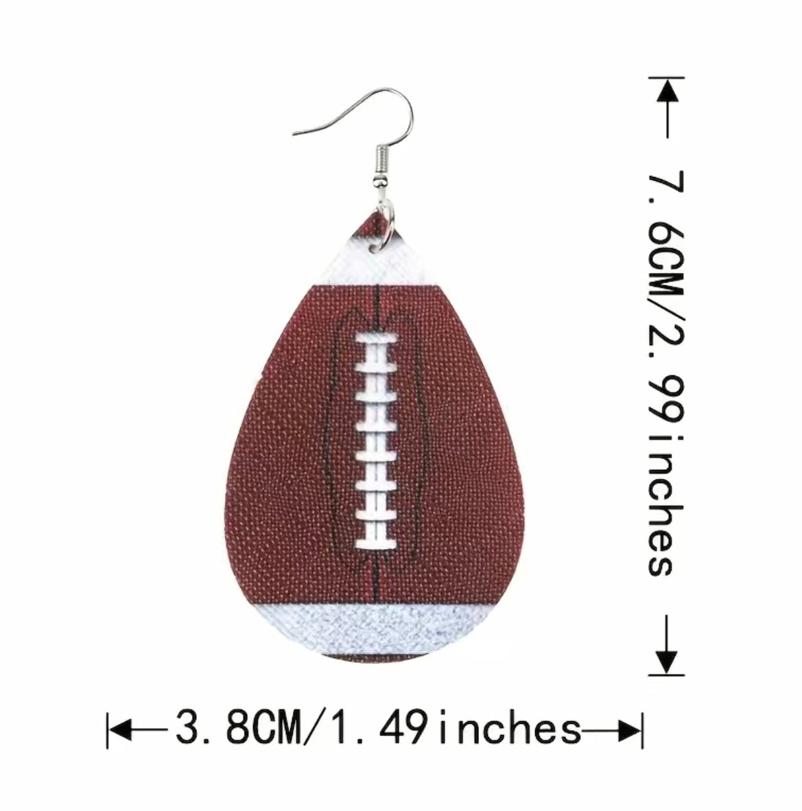 Football Earrings