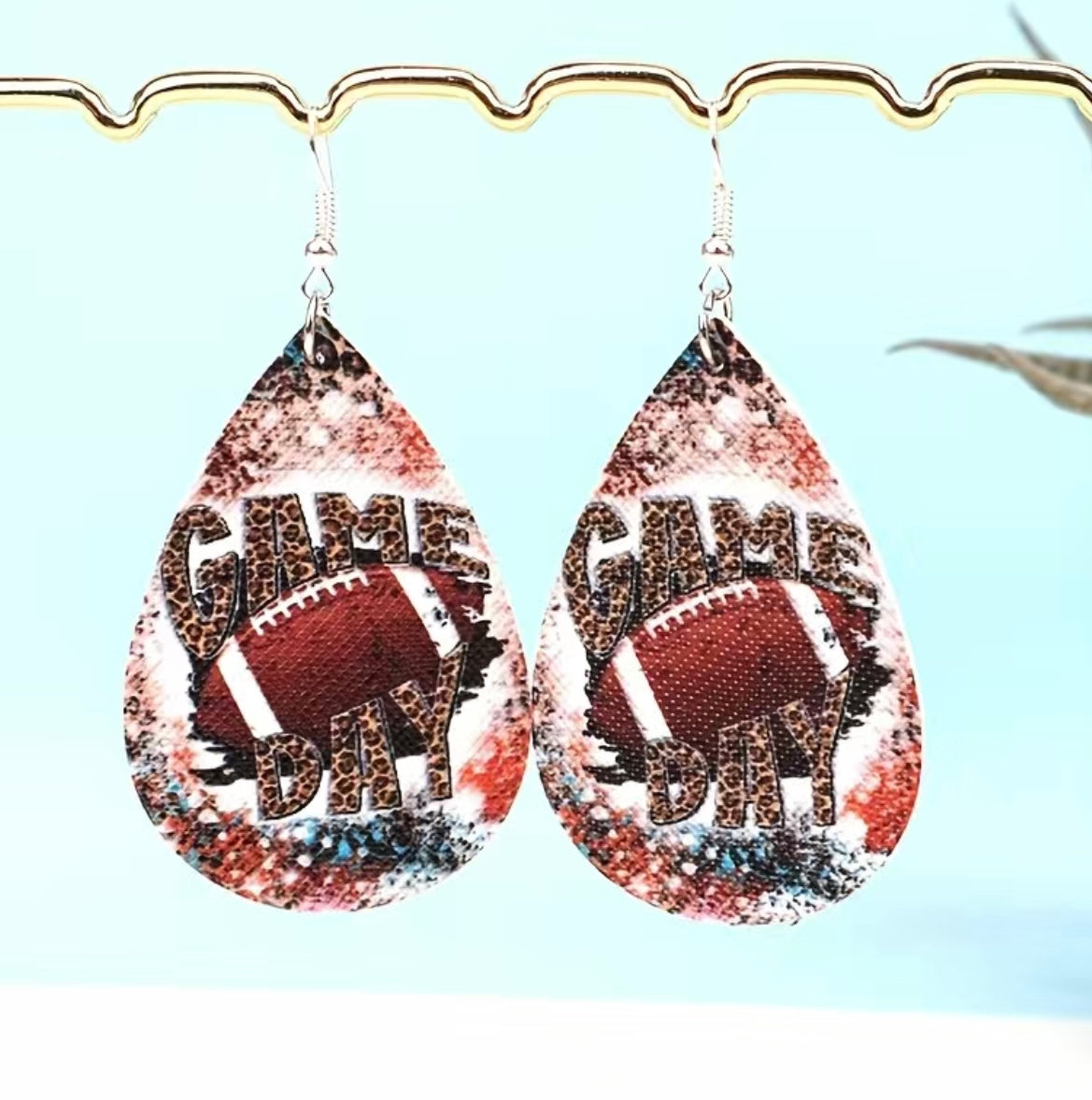 Football Earrings